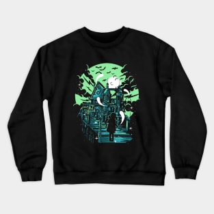 Haunted House Crewneck Sweatshirt